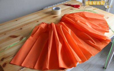 Réaliser une jupe en papier crépon pour la fête des écoles…