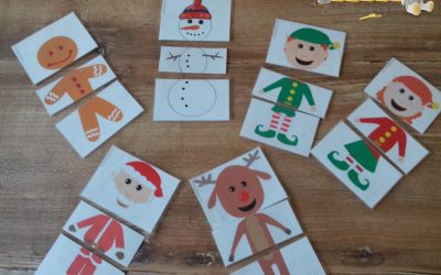 puzzles de Noël à imprimer