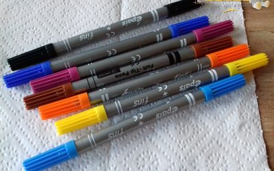 atelier graphisme minute : sopalin et feutres