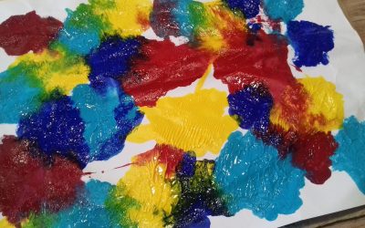 Peinture propre pour bébé