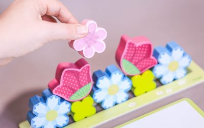 {PARTENAIRE}HABA, présentation de 2 jeux : Encastrement de fleurs magiques, boîte de jeu magnétique Animaux Dingos