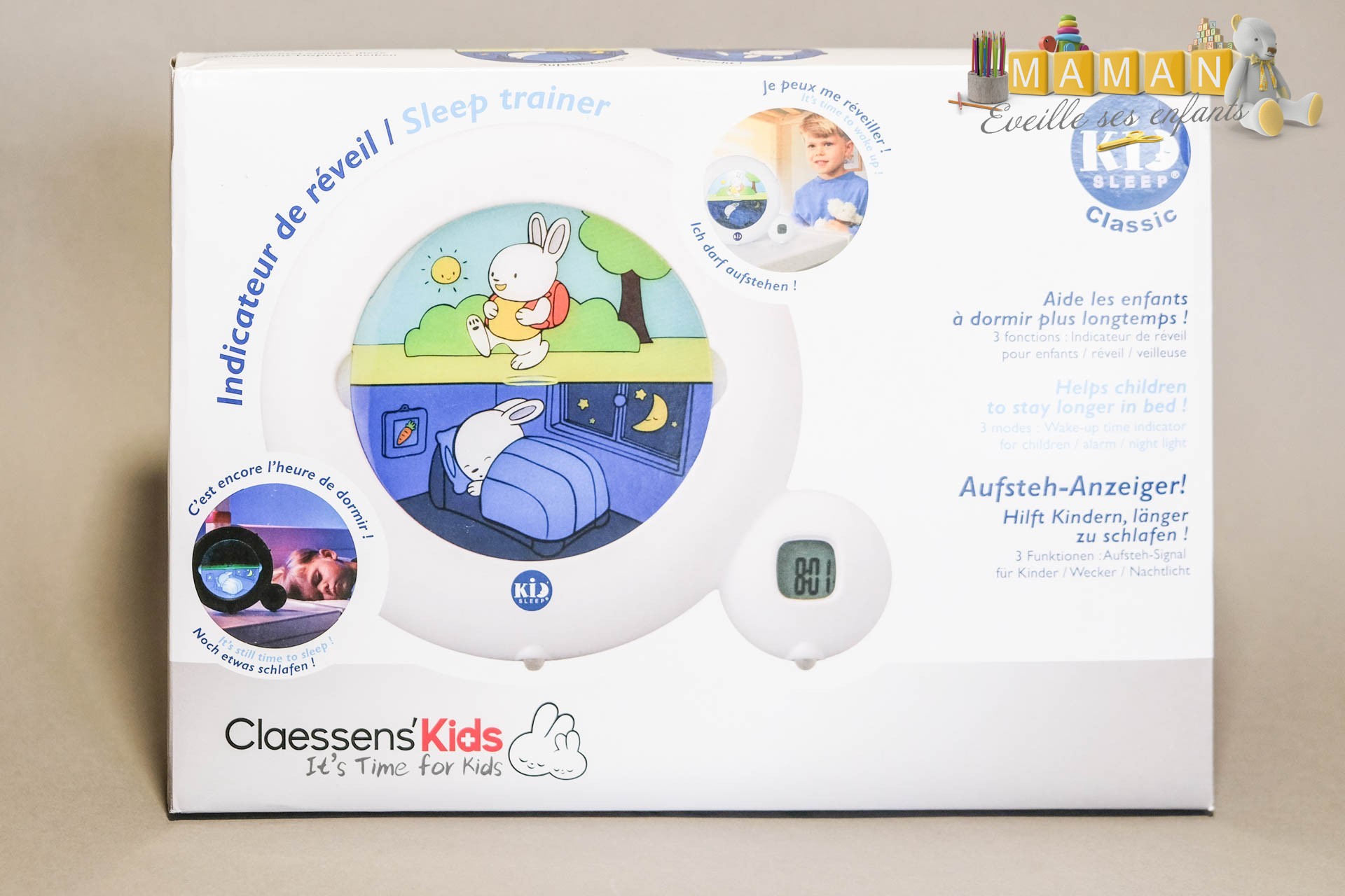 TopChargeur Netzadapter 5 V Für Pabobo Kid Sleep Classic Wecker – Inkl. 120 Cm Kabel, CE-/RoHS-zertifiziert