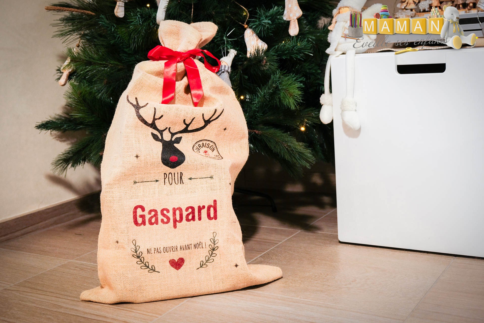 La hotte personnalisée de Noël de A-qui-S : le choix déco et écolo