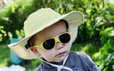 Bien protégé avec mon chapeau anti-UV de la marque Ki ET LA