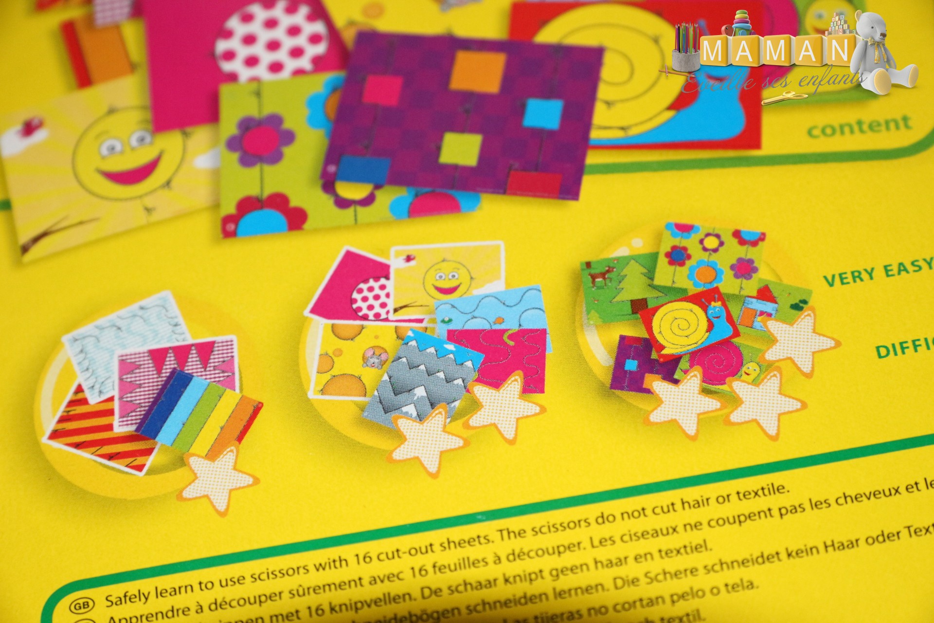 J'apprends à découper - SES CREATIVE - Hobby 3 - 6 - Méga kit - Motricité fine - 48 feuilles d