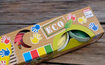 Coffret de 4 pots de peinture à doigts SES CREATIVE