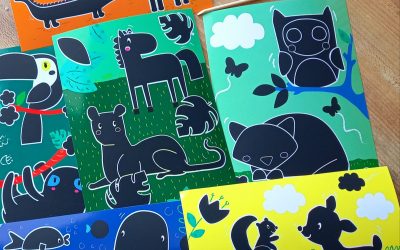 Cartes à gratter ANIMAUX chez SES CREATIVE