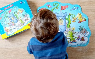 Puzzle Fête chez les dragons, HABA