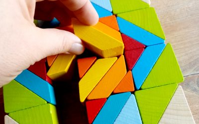 Jeu d&rsquo;assemblage 3D Blocs Mosaïque chez HABA