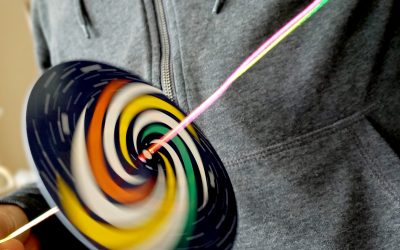Swirl Spinner, phosphorescent et métallique chez SES CREATIVE